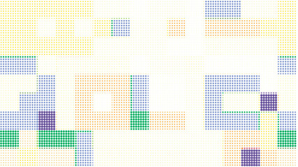 Abstract halftone color pattern. Modern background.