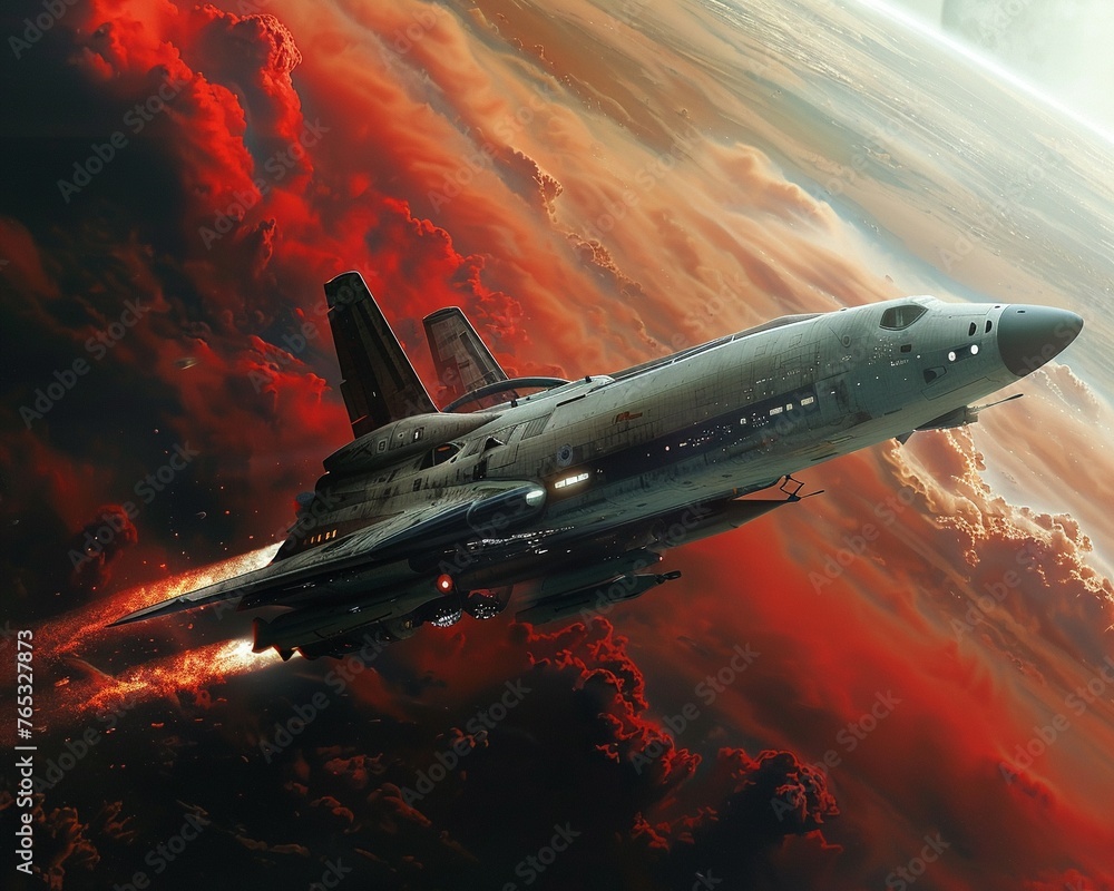 Poster transform the perception of space travel with a visual representation of time anomalies use contrast