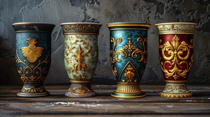 Transport your audience across centuries with a single glance! Craft cups that embody the spirit of distinct historical epochs, from the Renaissance to the Industrial Revolution Showcase intricate des