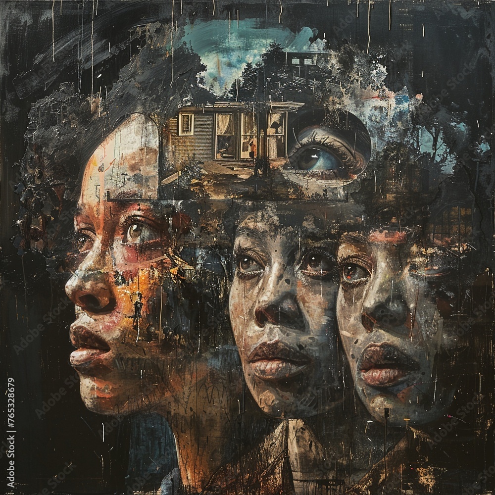 Poster capture the essence of collective dream weaving through a dynamic blend of art and science showcase 