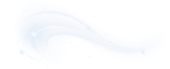 Effect of cold winter wind with snow