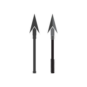 Spear Vector icon design illustration