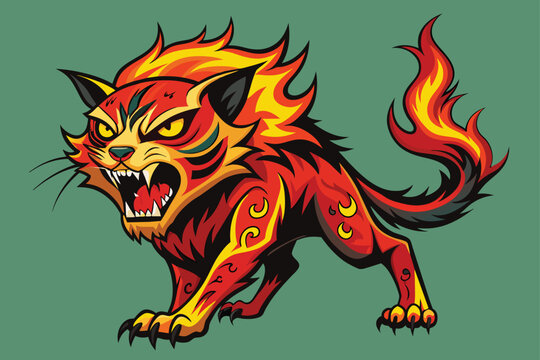 evil-fire-cat-tattoo-vector-with-symbols-drawn.eps