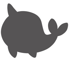dolphin, silhouette