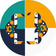 background with circles