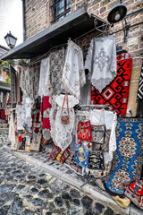 Traditional Handmade items for sale at Old Bazaar in Korce 