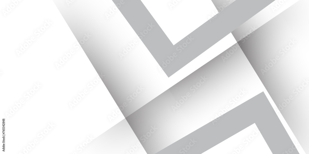 Poster white abstract geometric background with white paper sheets soars as abstract spaces with rectangles