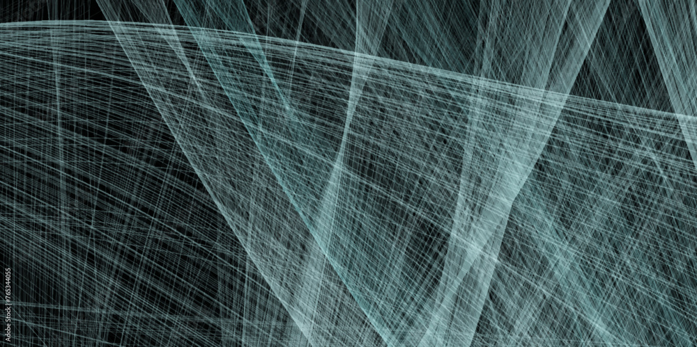 Poster abstract black and blue pattern with waves. striped linear texture. vector. dark gray vector blurred