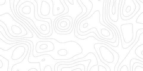 Abstract topographic contours map background. Topographic map and landscape terrain texture grid. Terrain map illustration, Topo contour map on white background, Topographic contour lines. - obrazy, fototapety, plakaty
