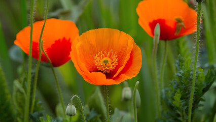 red and yellow tulips