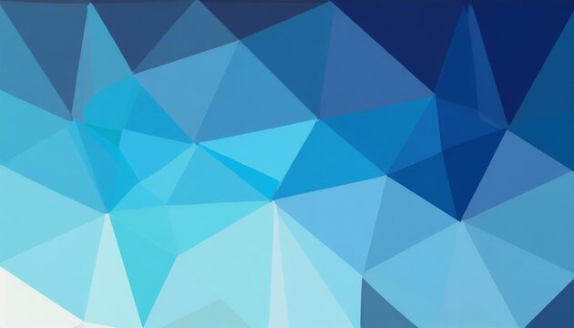 vibrant abstract blue gradient background with poly pattern