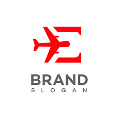 e travel logo Icon Brand Identity Sign Symbol Template