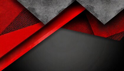 3d red gray techno abstract background overlap layer on dark space with rough decoration modern graphic design element cutout shape style concept for web banners flyer card or brochure cover