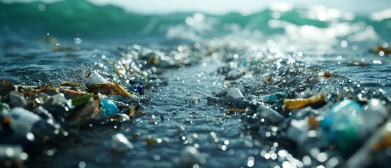 Pollution from garbage causes water to become polluted. Generative AI
