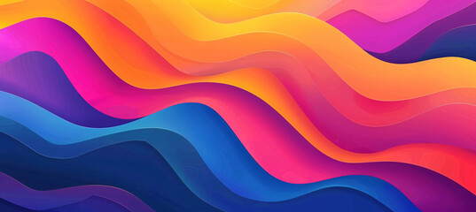 Creative curved paper background, abstract multi-layered paper background 3D rendering illustration