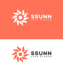 Sun logo Icon Brand Identity Sign Symbol Template