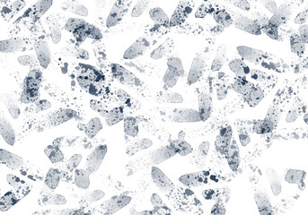 Grey textured background with brush strokes for design. Textured blue-gray wall background for design, presentation, catalog, packaging. Creative abstract texture background with pattern