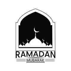 Collection of modern style Ramadan Mubarak greeting cards with retro Boho design. Ramadan Kareem. Islamic greeting card template with ramadan for wallpaper design. 