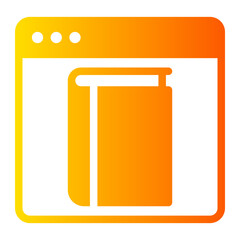 education gradient icon