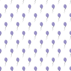 Lavender Blue balloon pattern