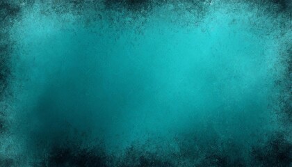 blue background texture elegant blue green color with black border and faint old vintage grunge texture design