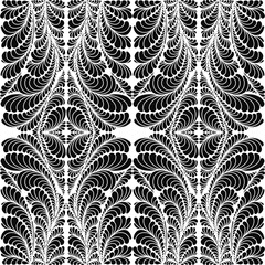 Abstract, Doodle, Doodle Abstract lines consist of lines, curved soft line patterns, line patterns composed of leaf patterns, art, white stripes with white background.
