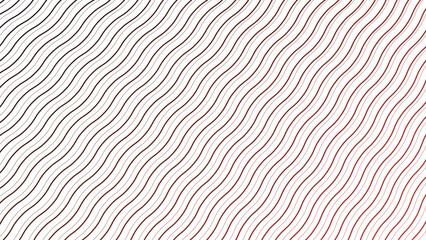 Red wave line stripes background vector image for backdrop or fabric style - obrazy, fototapety, plakaty