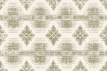 Navajo tribal vector seamless pattern. Native American ornament. Ethnic South Western decor style. Boho geometric ornament. Vector seamless pattern. Mexican blanket, rug. Woven carpet illustration