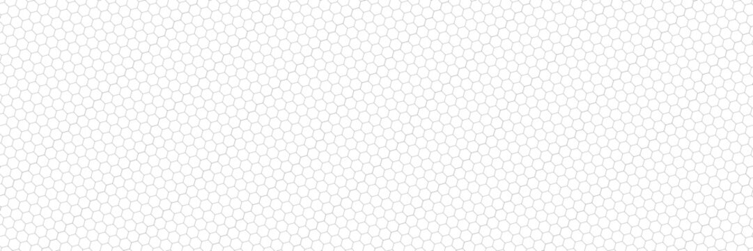 hexagon pattern. Seamless background. Abstract honeycomb background in grey color. Vector