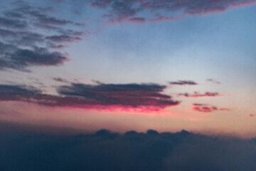 sunset over the lake