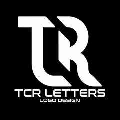 TCR Letters Vector Logo Design