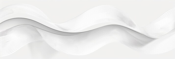 Pristine white background with a dynamic wave pattern, ideal for a fresh and modern look.
