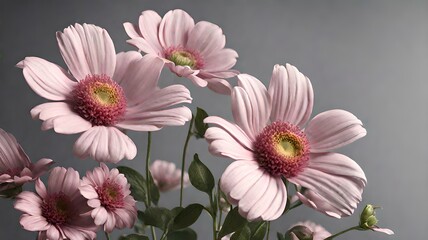 pink and white flower