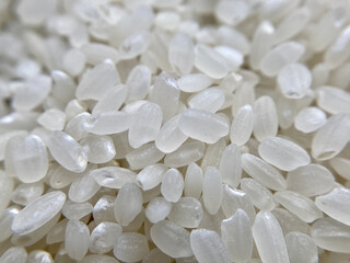 Fototapeta na wymiar Macro photography of lots of rice grains