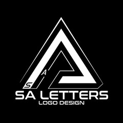 SA Letters Vector Logo Design