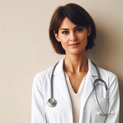 portrait of a female doctor smiling