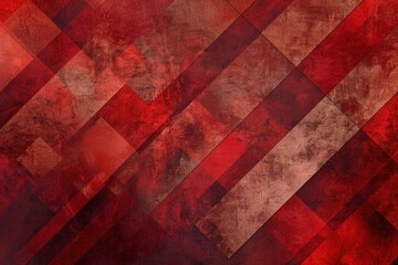 abstract red background image pattern design on old vintage grunge background texture, red paper diagonal block pattern with geometric shapes and line design elements.