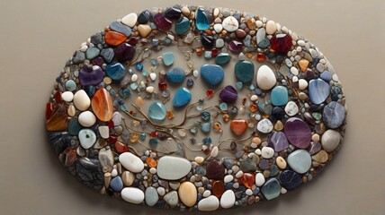 Pebble Art and stone sculpture 