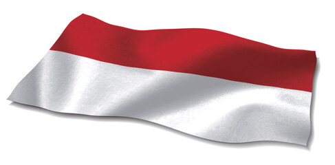 インドネシア　旗　国　世界　アイコン