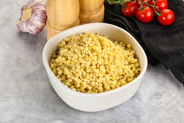 Organic wheat pasta - boiled ptitim