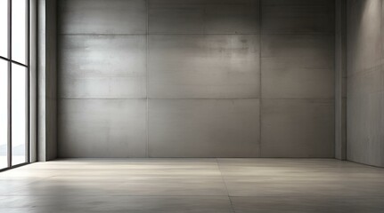 A gray concrete wall scattered around in the style of soft outlines - obrazy, fototapety, plakaty