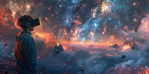 Jaw-Dropping Spectacle of Breathtaking Celestial Scenes in a Captivating Virtual Universe