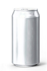 Aluminium energy drink soda can mockup, png file of isolated cutout object on transparent background.