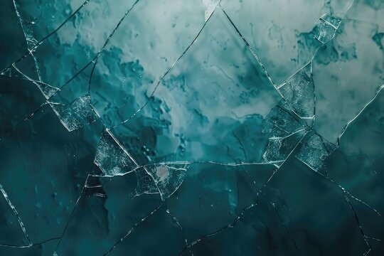 Abstract broken glass background .
