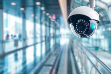 Fototapeten Contemporary surveillance camera for security © Emanuel