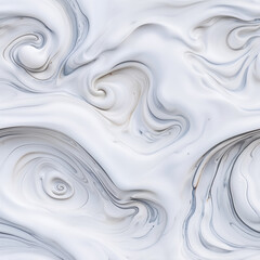 Monochromatic Fluidity: Swirling Grays and Whites ,Printable Marbling Stone Patttern
