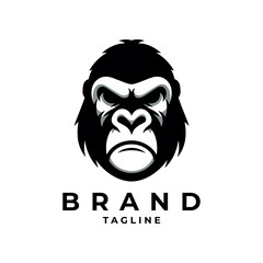 Gorilla logo: Projects strength, intelligence, and dominance, embodying a powerful and commanding brand presence.