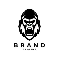 Gorilla logo: Projects strength, intelligence, and dominance, embodying a powerful and commanding brand presence.