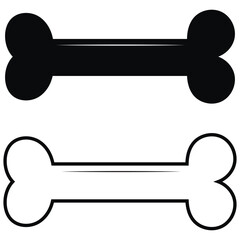 Dog bone icons. Vector file illustration. EPS 10