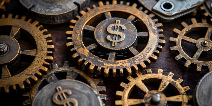 Intricate Gear Mechanics Driving the Dynamics of the Economy and Finance